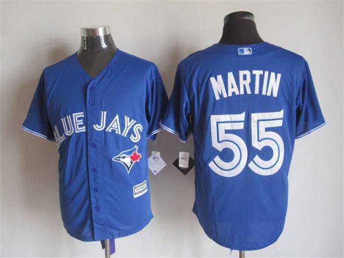 MLB Toronto Blue Jays #55 Martin Blue Jersey