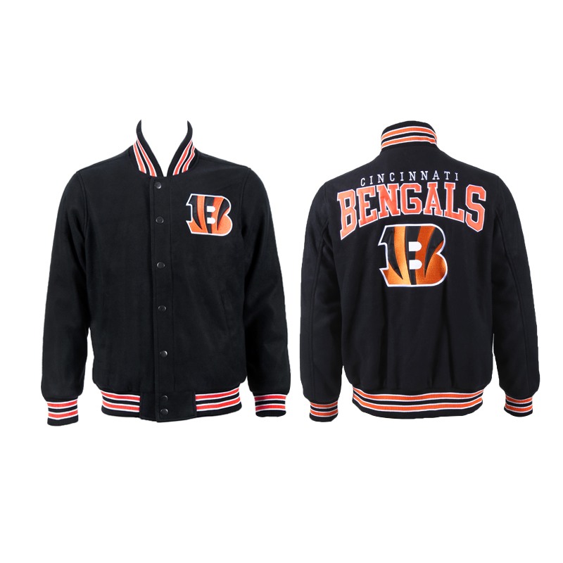 NFL Cincinnate Bengals Black Jacket