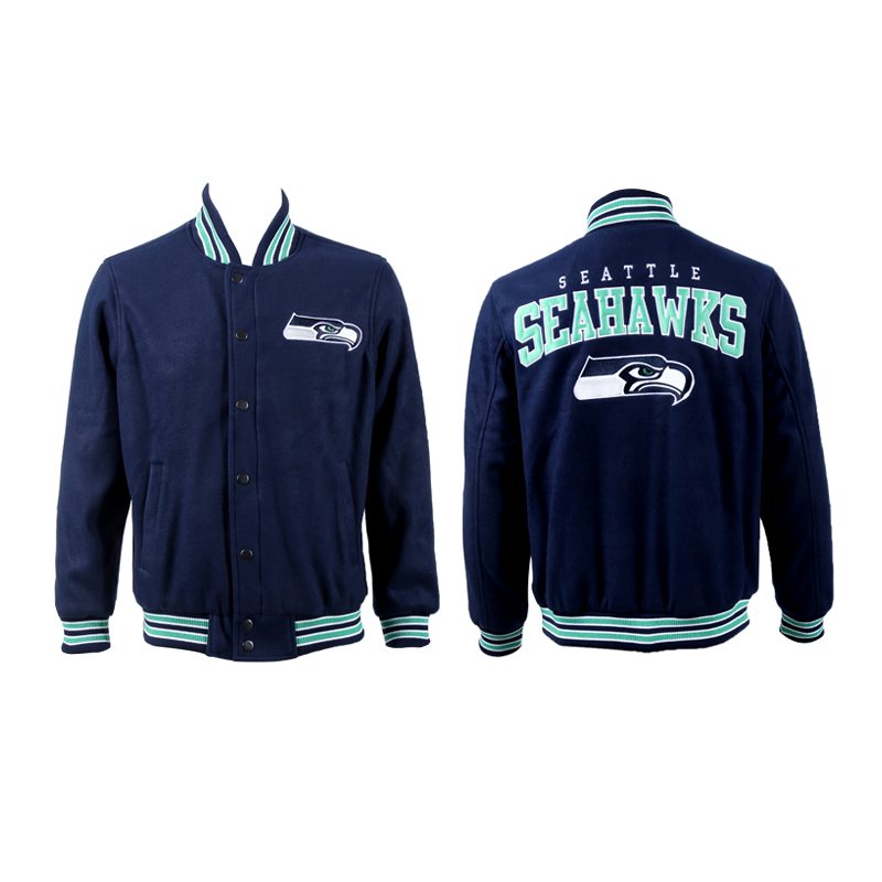 NFL Seattle Seahawks Black Jacket