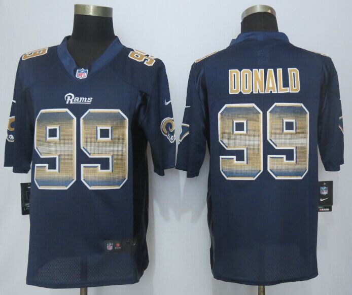2015   New Nike St.Louis Rams  99 Donald Navy Blue  Strobe Limited Jersey