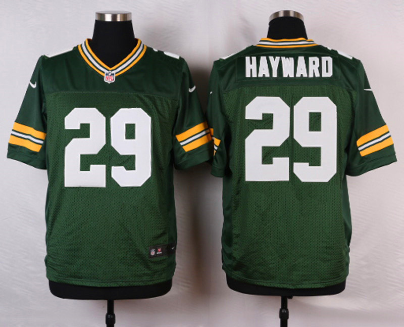 Nike NFL Green Bay Packers #29 Hayward Green Elite Jersey