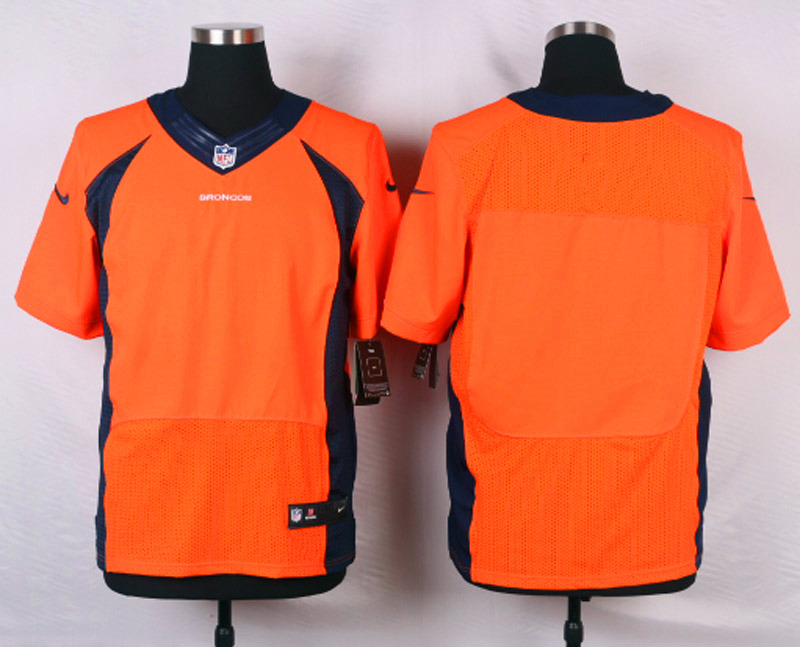 Nike NFL Denver Broncos Blank Orange Elite Jersey