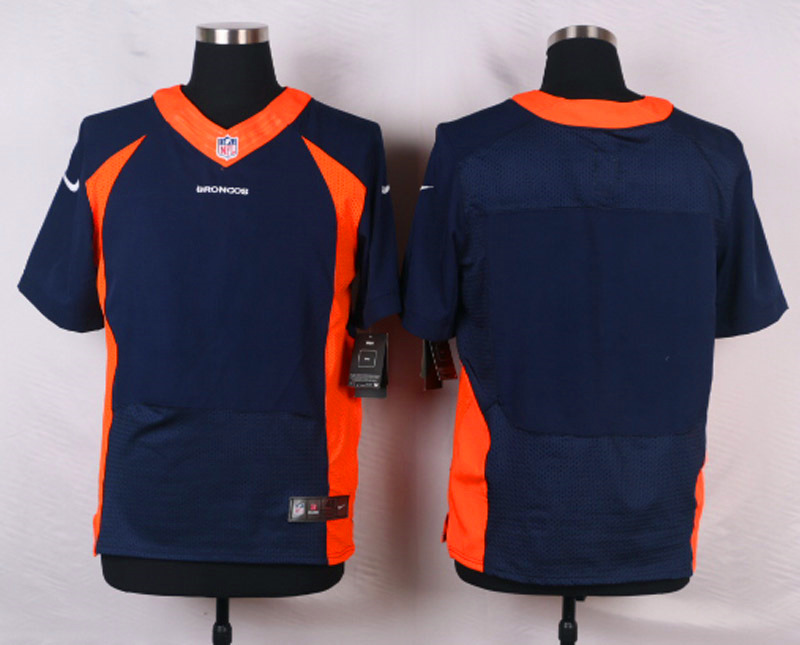 Nike NFL Denver Broncos Blank Blue Elite Jersey