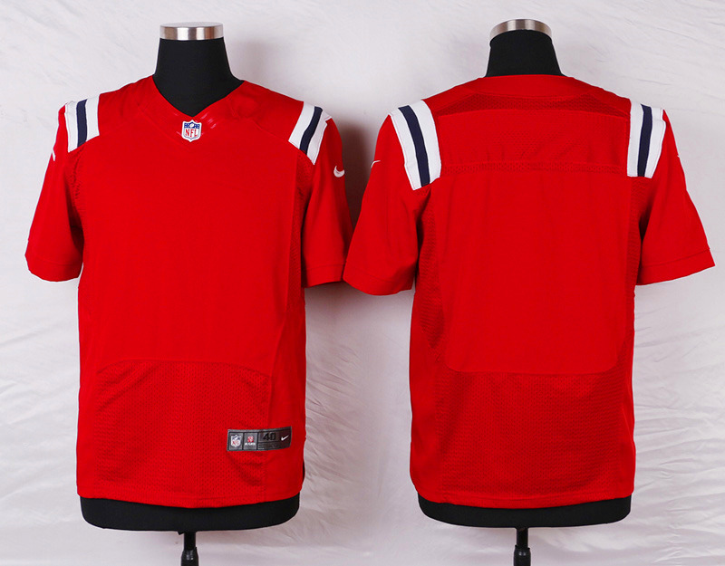 Nike New England Patriots Blank Elite Red Jersey