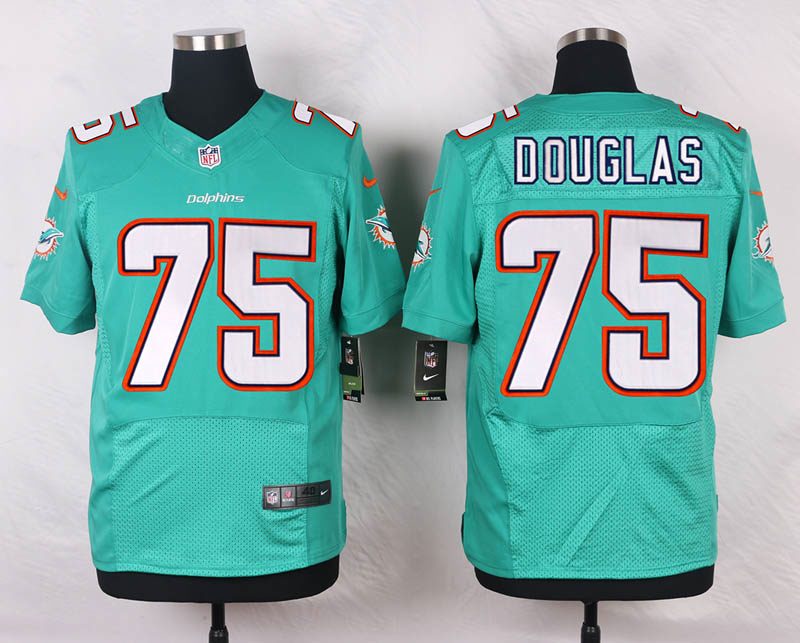 Nike NFL Miami Dolphins #75 Douglas Green Elite Jersey