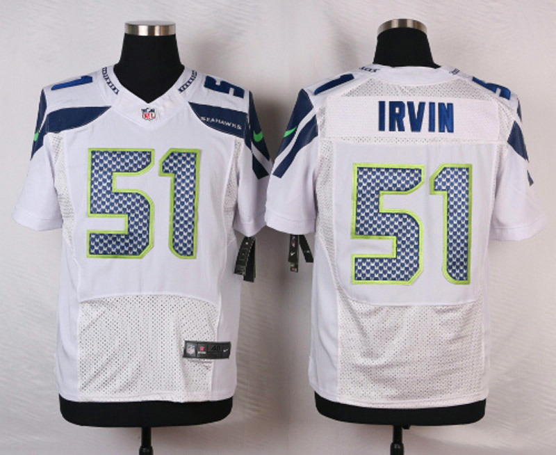 Nike NFL Seattle Seahawks #51 Irvin White Elite Jersey