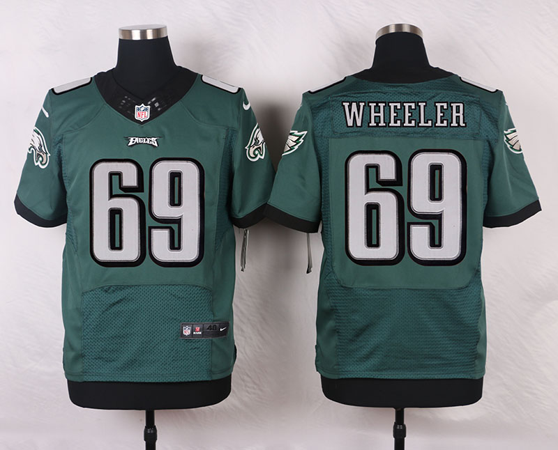 Nike NFL Philadelphia Eagles #69 Wheeler Green Elite Jersey