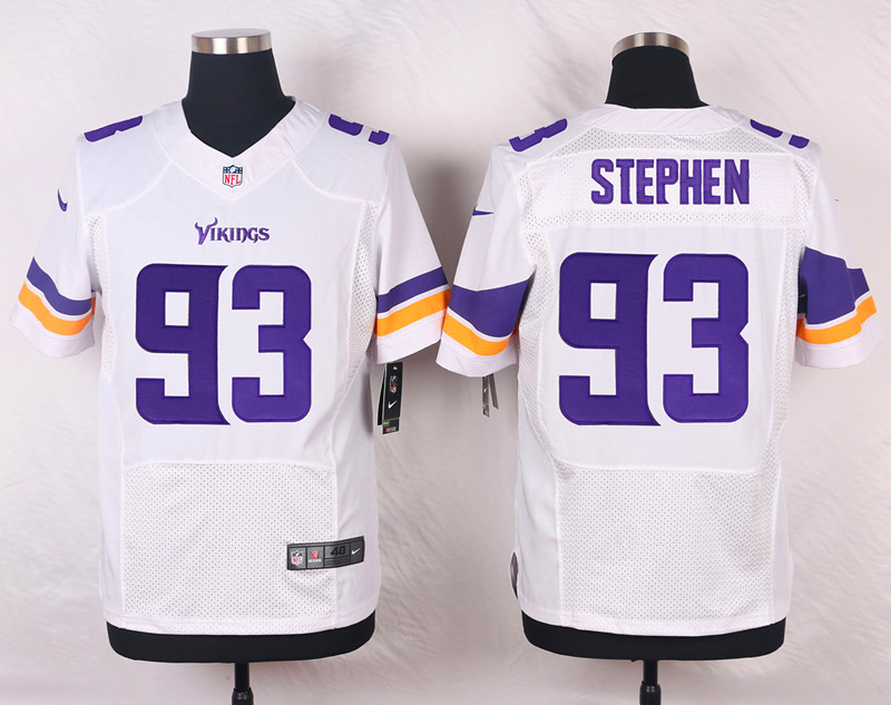 Nike NFL Minnesota Vikings #93 Stephen White Elite Jersey