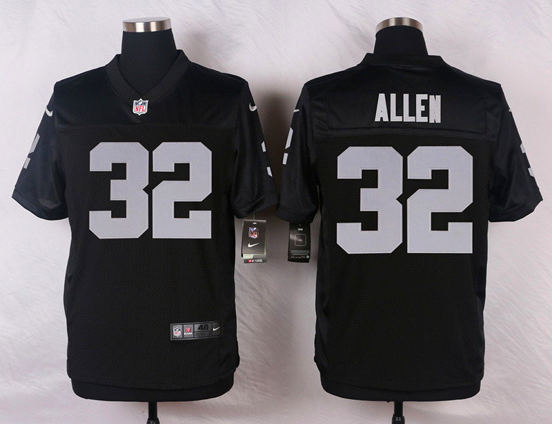 Nike NFL Oakland Raiders #32 Allen Black Elite Jersey