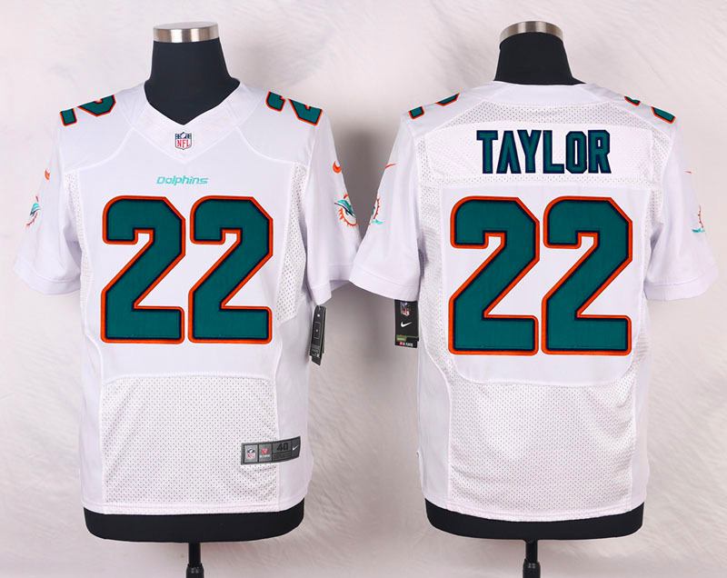 Nike NFL Miami Dolphins #22 Tayor White Elite Jersey