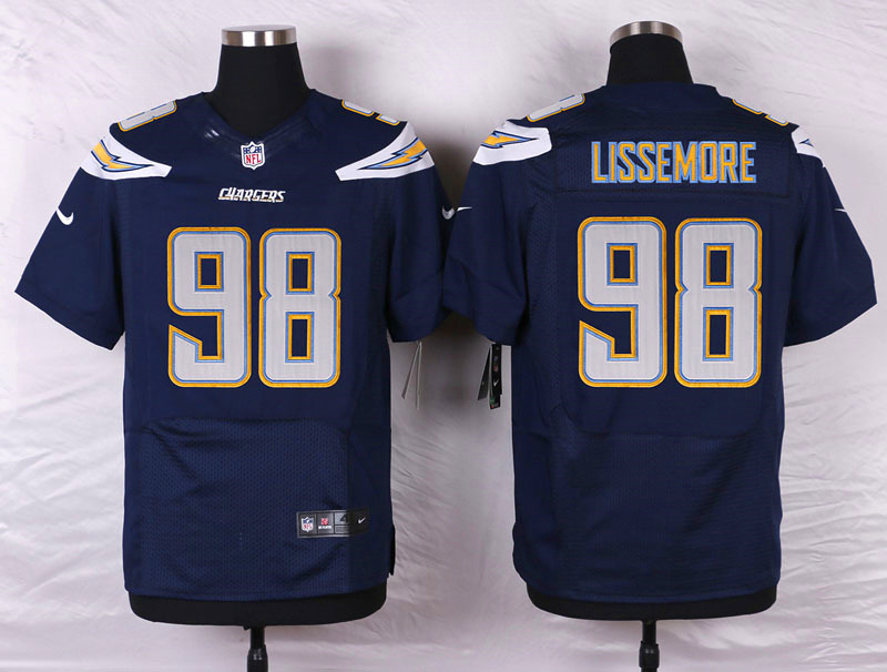 Nike NFL Seattle Seahawks #98 Lissemore D.Blue Elite Jersey