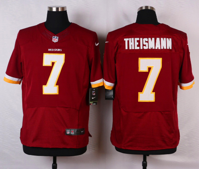 Nike NFL Washington Redskins #7 Theismann Red Elite Jersey