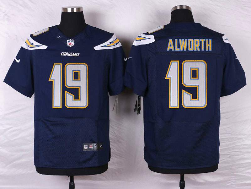 Nike NFL San Diego Chargers #19 Alworth D.Blue Elite Jersey