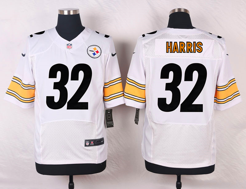 Nike NFL Pittsburgh Steelers #32 Harris White Elite Jersey
