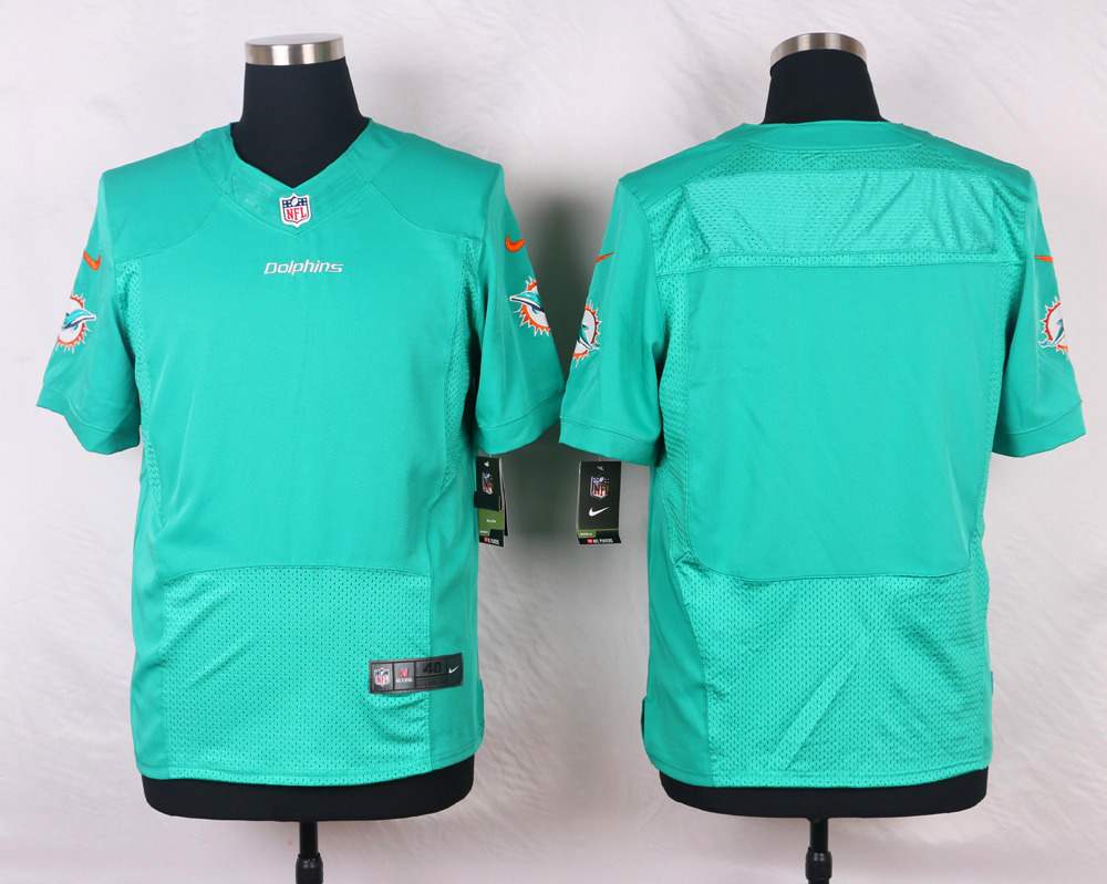 Nike NFL Miami Dolphins Blank Green Elite Jersey