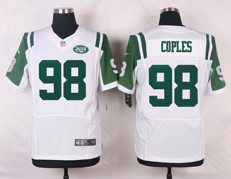 Nike NFL New York Jets #98 Coples White Elite Jersey