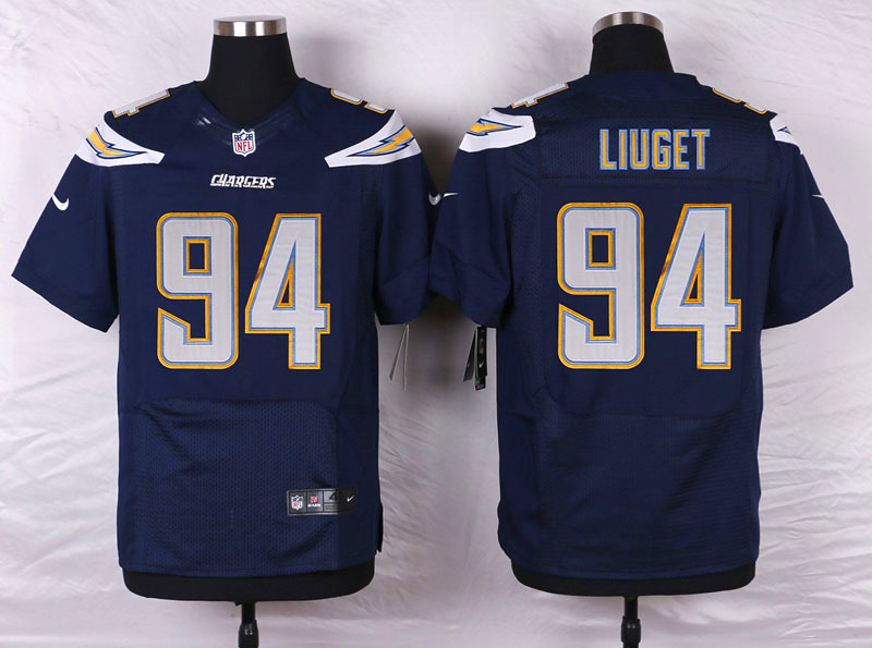 Nike NFL San Diego Chargers #94 Liuget D.Blue Elite Jersey