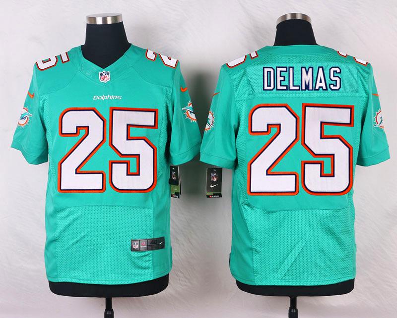 Nike NFL Miami Dolphins #25 Delmas Green Elite Jersey