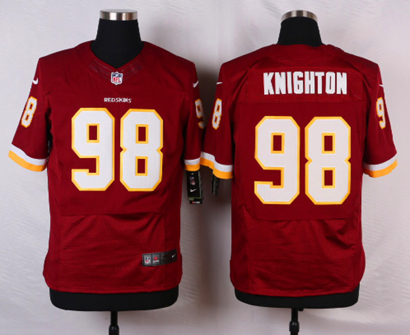 Nike NFL Washington Redskins #8 Knighton Red Elite Jersey