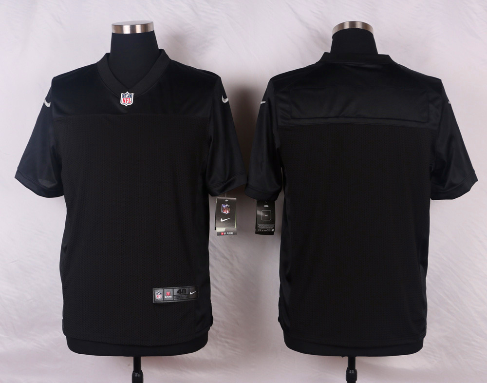 Nike NFL Oakland Raiders Blank Black Elite Jersey