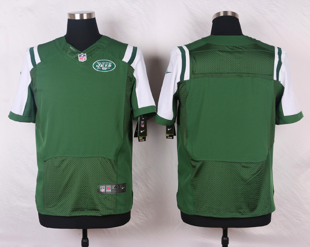 Nike NFL New York Jets Blank Green Elite Jersey