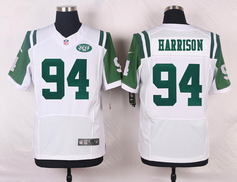 Nike NFL New York Jets #94 Harrison White Elite Jersey