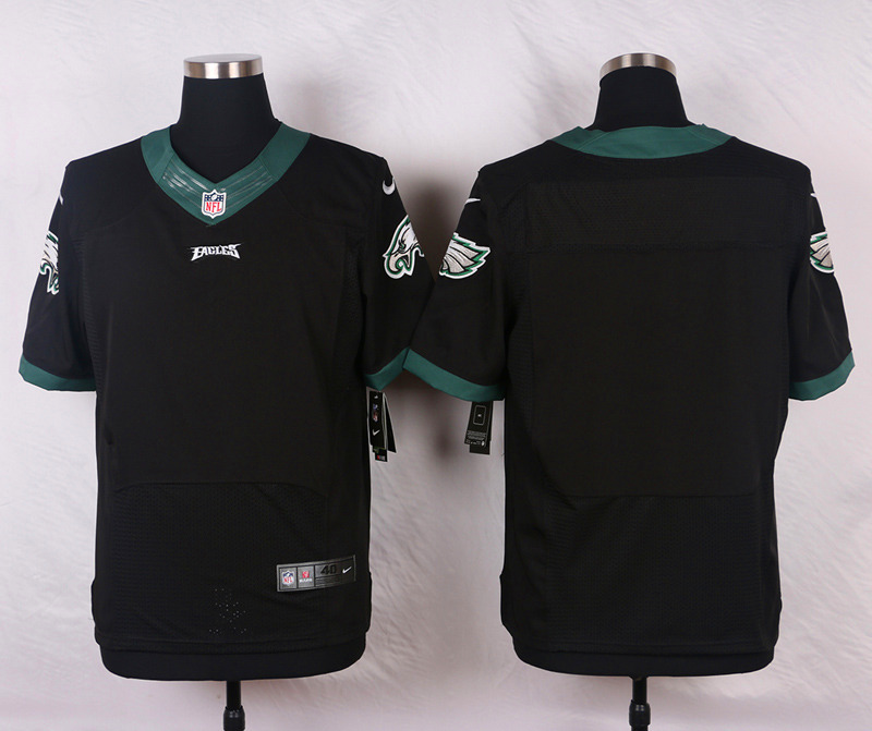 Nike NFL Philadelphia Eagles Blank Black Elite Jersey