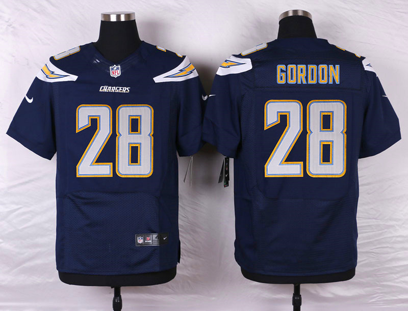 Nike NFL San Diego Chargers #28 Gordon D.Blue Elite Jersey