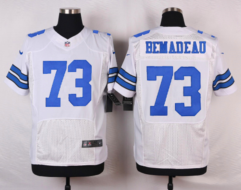 Nike NFL Dallas Cowboys #73 Bemadeau White Elite Jersey