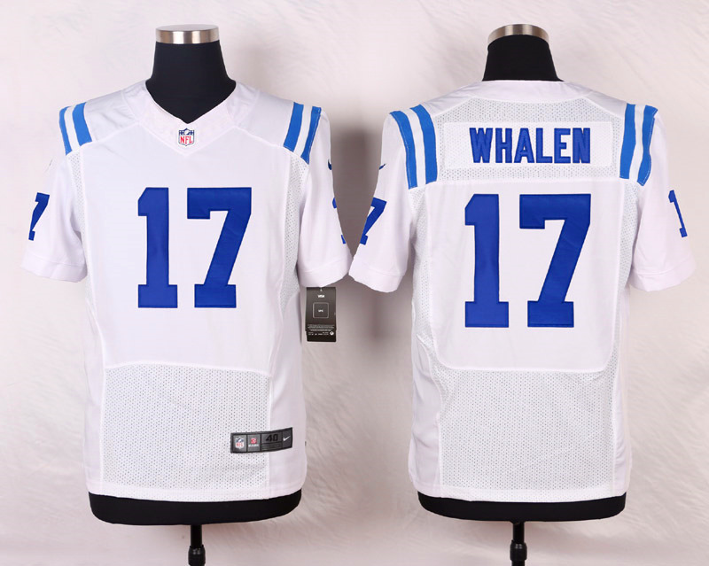 Nike NFL Indianapolis Colts #17 Whalen White Elite Jersey