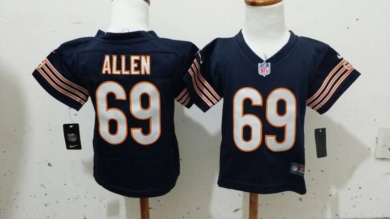 Nike Chicago bears #69 Allen Blue Kids Jerseys 2-5T