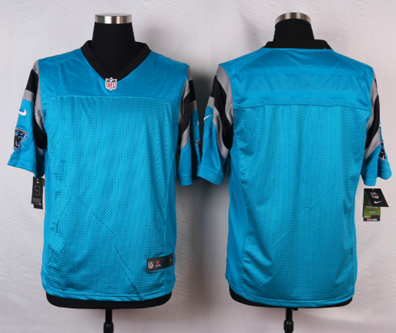 Nike NFL Carolina Panthers Blank Blue Elite Jersey