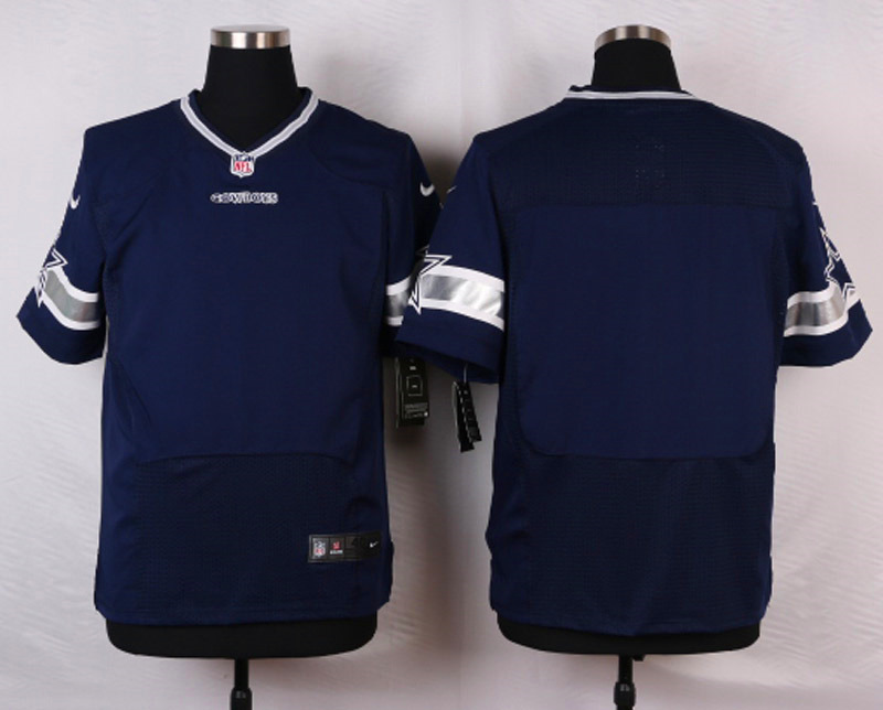 Nike NFL Dallas Cowboys Blank Blue Elite Jersey