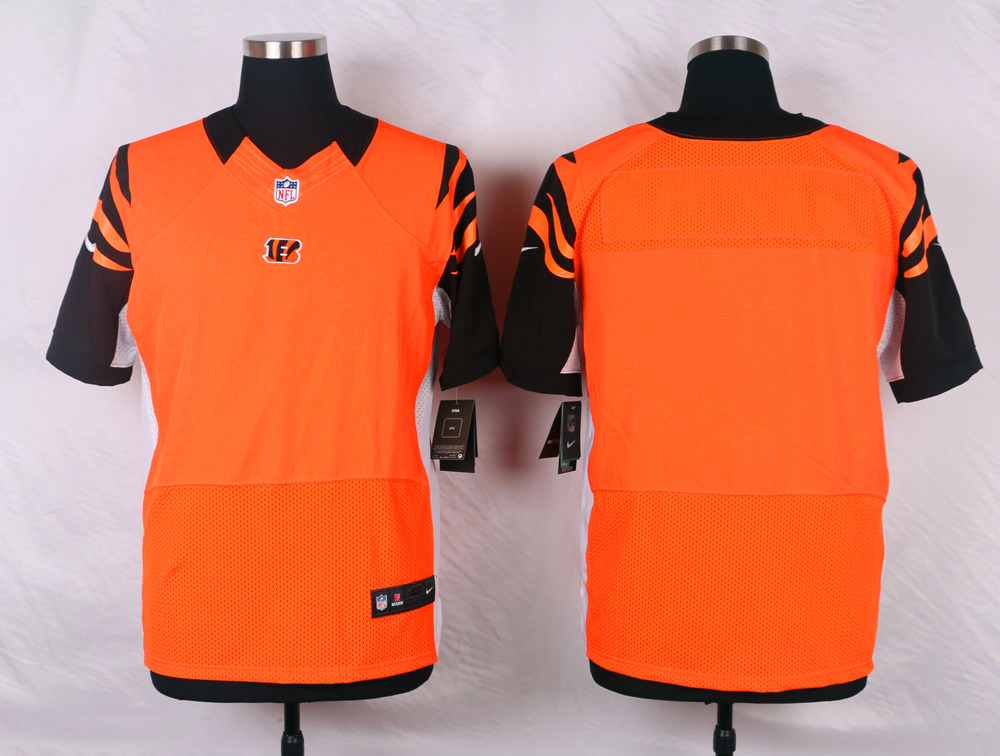 Nike NFL Cincinnati Bengals Blank Orange Elite Jersey