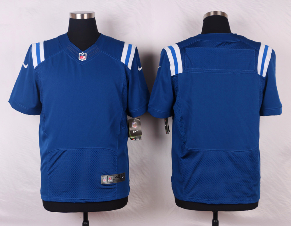 Nike NFL Indianapolis Colts Blank Blue Elite Jersey