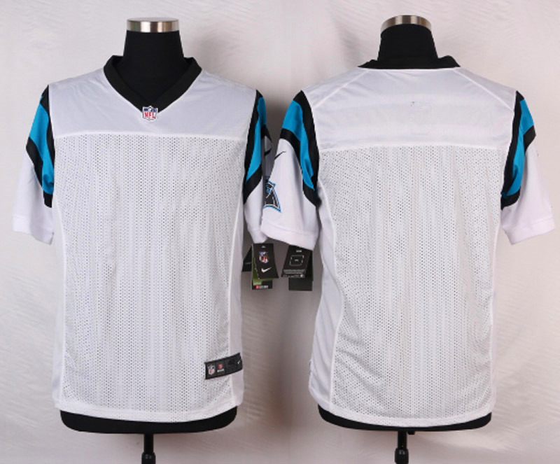 Nike NFL Carolina Panthers Blank White Elite Jersey