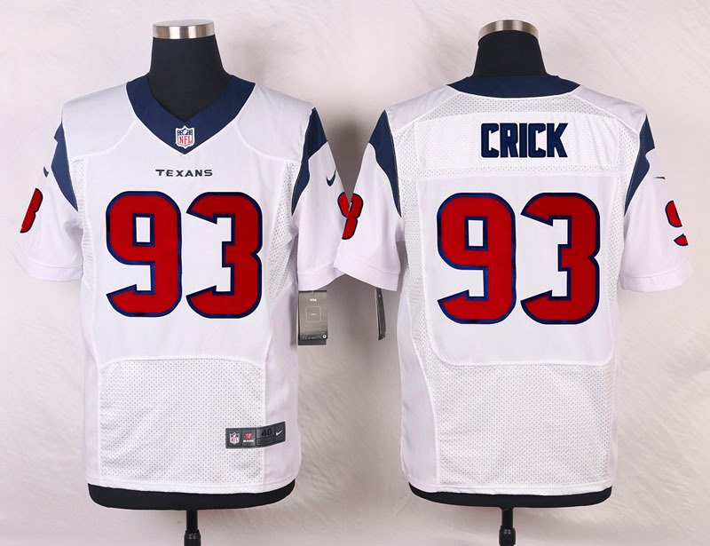 Nike Houston Texans #93 Crick White Elite Jersey