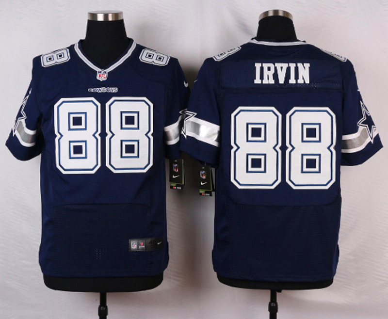 Nike NFL Dallas Cowboys #88 Irvin Blue Elite Jersey