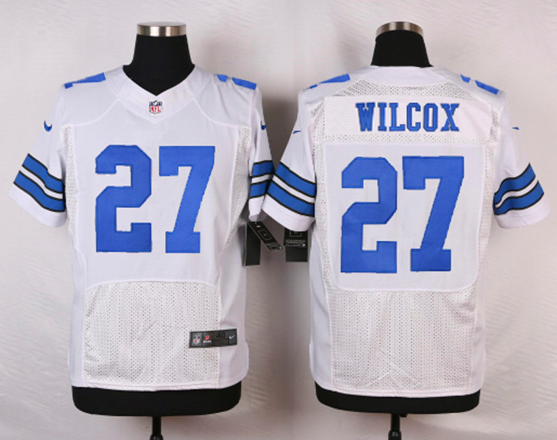 Nike NFL Dallas Cowboys #27 Wilcox White Elite Jersey