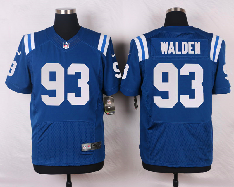 Nike NFL Indianapolis Colts #83 Walden Blue Elite Jersey