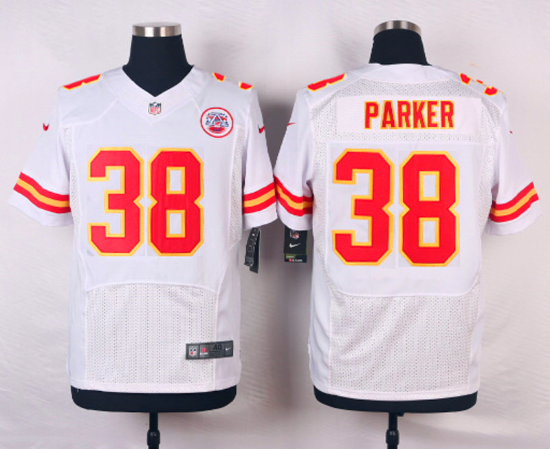 Nike NFL Kansas City Chiefs #38 Parker White Elite Jersey