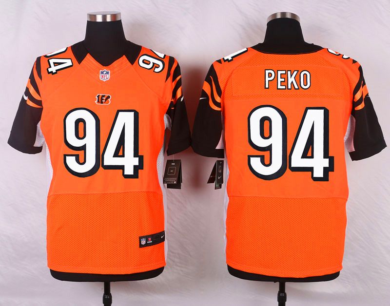 Nike NFL Cincinnati Bengals #94 Peko Orange Elite Jersey