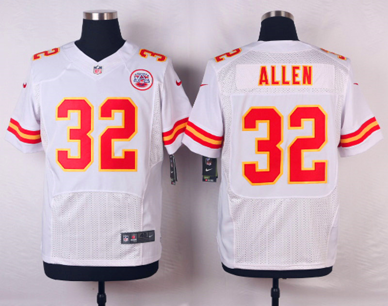 Nike NFL Kansas City Chiefs #32 Allen White Elite Jersey