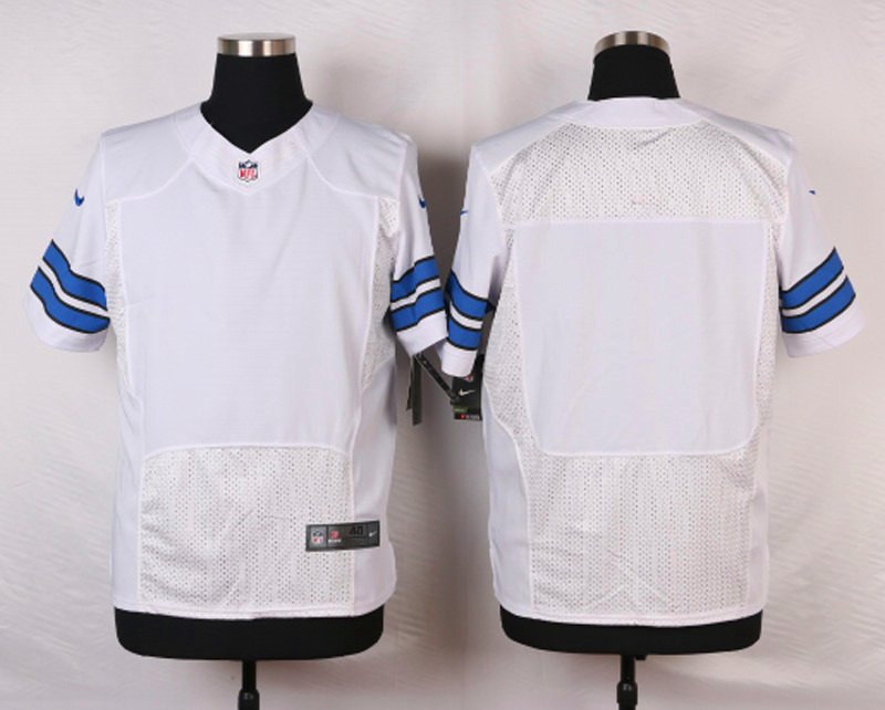 Nike NFL Detroit Lions Blank Elite White Jersey