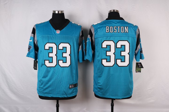 Nike NFL Carolina Panthers #33 Boston Blue Elite Jersey