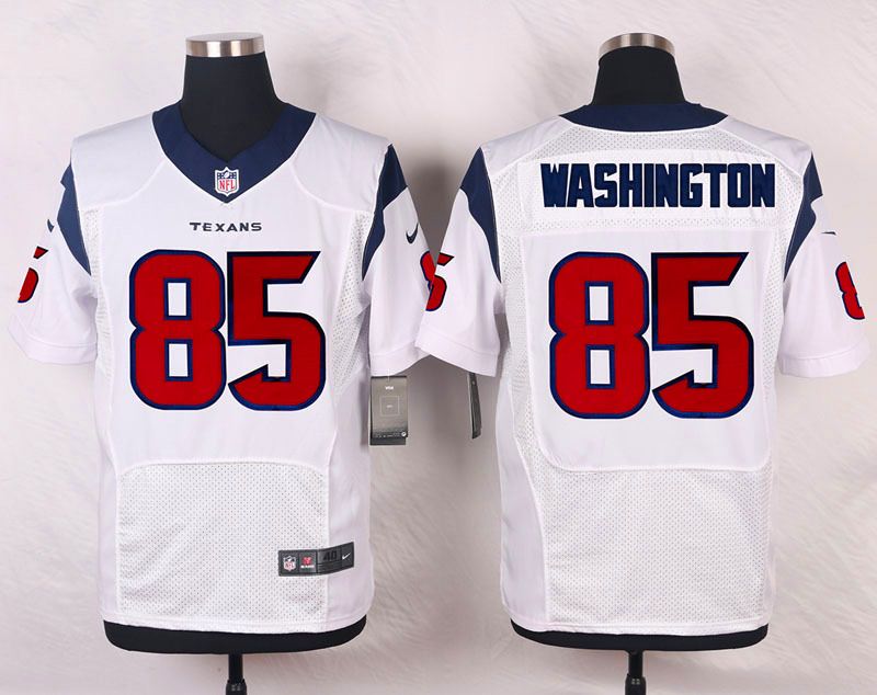 Nike Houston Texans #85 Washington White Elite Jersey