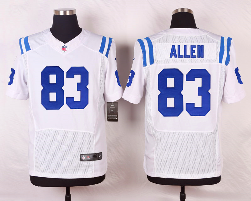 Nike NFL Indianapolis Colts #83 Allen White Elite Jersey