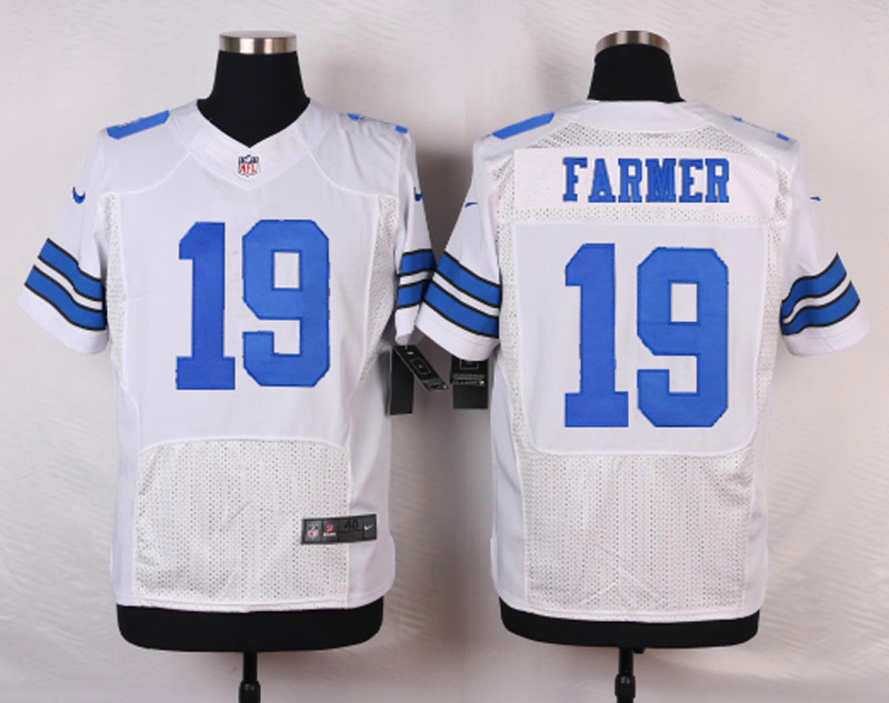 Nike NFL Dallas Cowboys #19 Farmer White Elite Jersey