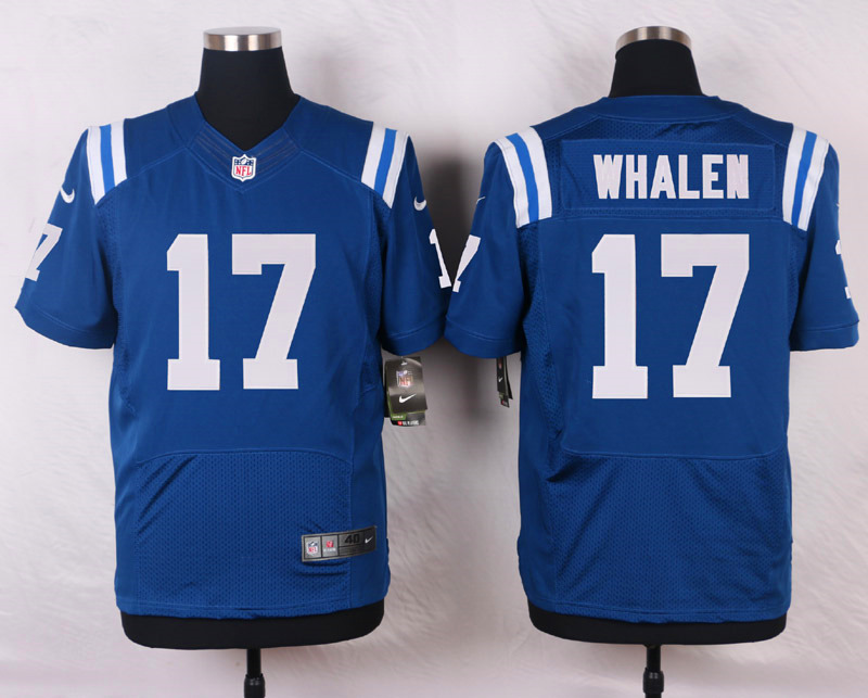 Nike NFL Indianapolis Colts #17 Whalen Blue Elite Jersey