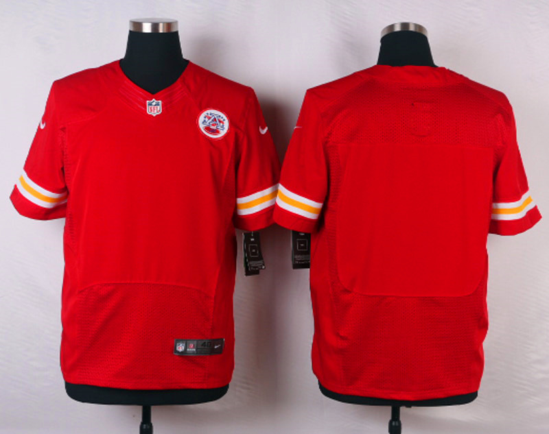 Nike NFL Kansas City Chiefs Blank Red Elite Jersey